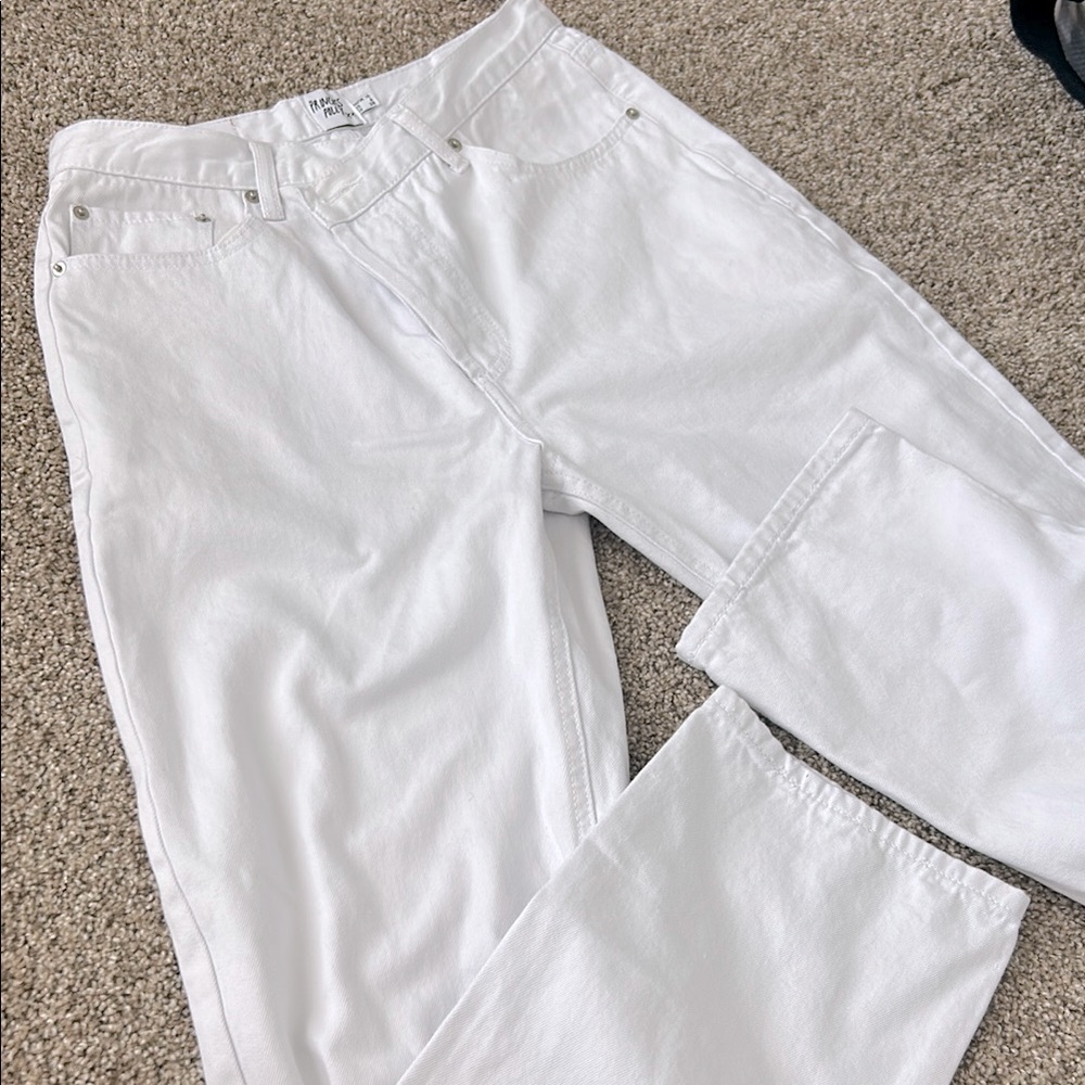 Princess Polly Asymmetric Straight Leg Jeans